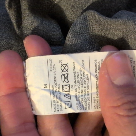 Old Navy Active Powersoft High Rise Leggings Go Dry Gray Joggers Size Medium - Picture 7 of 7